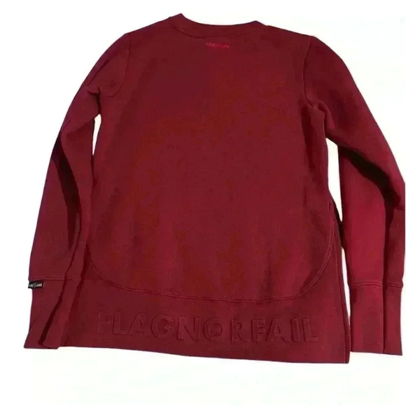 Flag Nor Fail FNF red l/s sweatshirt - Picture 2 of 6